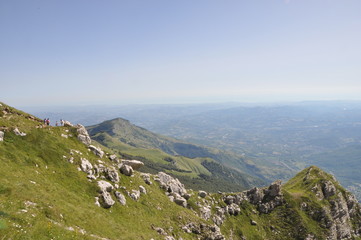 Naklejka premium Mountain Landscape Gran Sasso Italy