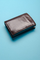 brown leather wallet