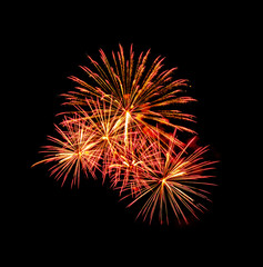 A large Fireworks Display event  - Vibrant color effect