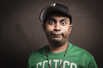Asian Male Funny Portrait