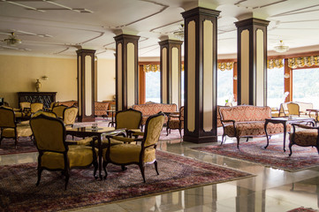 Luxury cafe interior