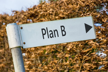 Schild 92 - Plan B