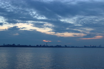 Sunset sky background