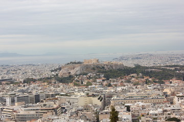 Fototapeta na wymiar Athener Stadtgebiet