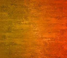 Yellow grunge wall for texture background