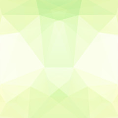 Background made of white, green triangles. Square composition with geometric shapes. Eps 10