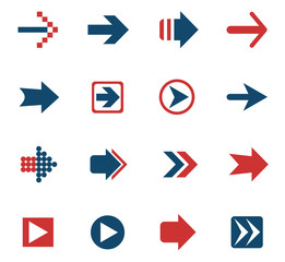 arrow icon set