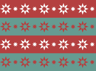 Fototapeta na wymiar Christmas themed seamless pattern
