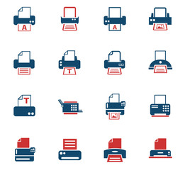 print icon set