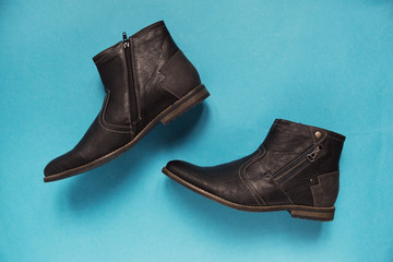 Male shoes, added photo filter.