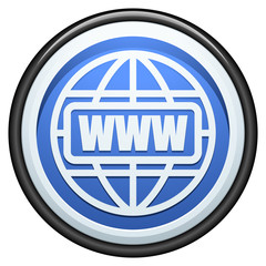 WWW World Wide Web button