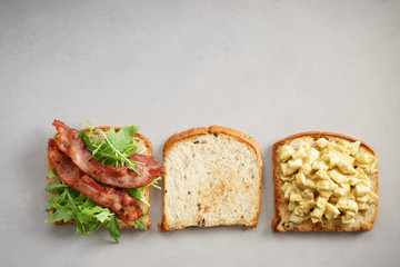 Bacon and Egg Salad Sandwich