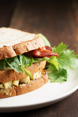 Bacon and Egg Salad Sandwich