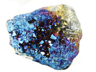 crystal quartz aura titan geode geological crystals