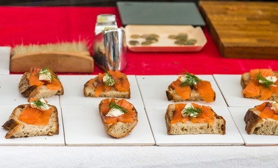 Salmon on Toast