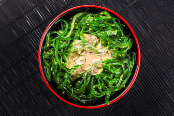 Japanese Chuka Salad with seaweed and sauce © Kaplun Arthur