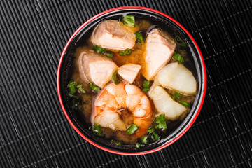 Japanese seafood soup