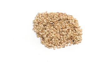 White Sesame. Close-up photo