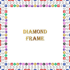 Diamonds square frame