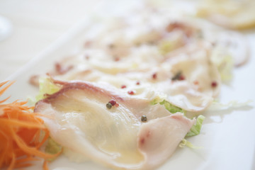 Carpaccio di Pesce spada al pepe