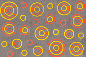 Watercolor circles pattern.