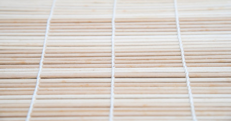 Traditional Wood Bamboo Mat Texture background