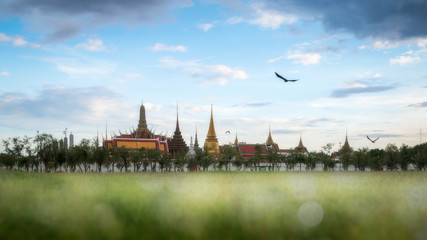 Wat Phra Kaew - the Temple of Emerald Buddha in Bangkok, Thailand