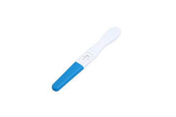 Pregnancy test isolated on white background