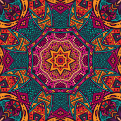 geometric mosaic ethnic seamless pattern ornament