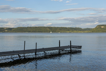 Naklejka premium Mississippi River Dock