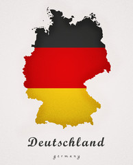 Deutschland Germany DE Art Map