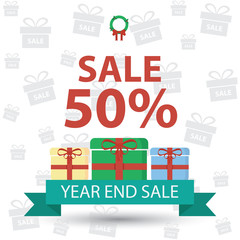 sale 50 percent year end