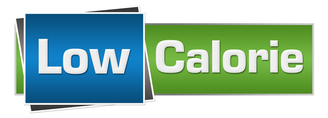 Low Calorie Green Blue Horizontal 