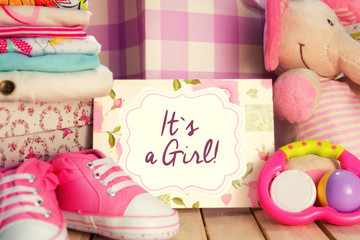 It`s a girl card. 