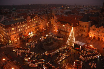 Weihnachtsmarkt in Prag