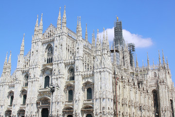 Katedra w Mediolanie - obrazy, fototapety, plakaty