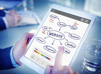 Website Connection Internet Networking Data Concept