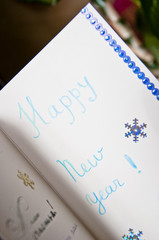 new year greeting card