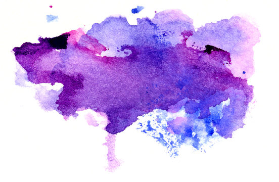 Multicolored splash