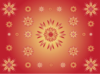 Abstract floral pattern 