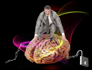 Aggressive human brain