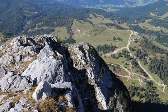 View from Grosser Donnerkogel, Austria