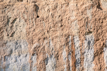 Natural brown sand stone texture and background
