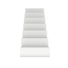 3D Blank Stairs