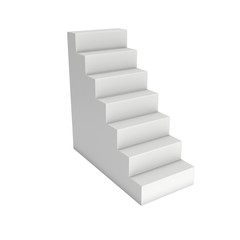 3D Blank Stairs