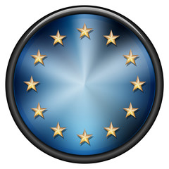 European Union metallic button