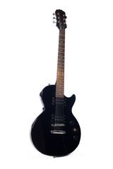 Fototapeta premium electric guitar isolated on white background