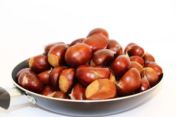 poelee de chataignes marrons