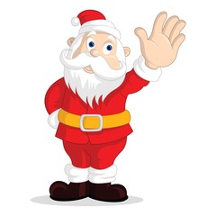 Cute Santa Claus icons, Cartoon character