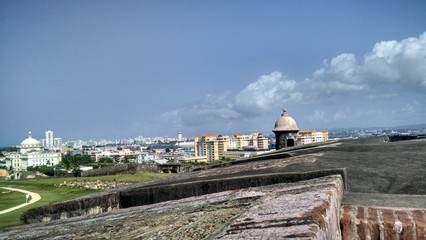 Fototapeta premium Castillo San Cristóbal - San Juan